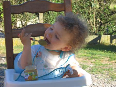 je mange comme une grande !!!