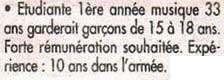 qui cherche un babysiter??????